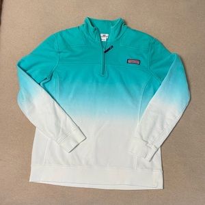 Vineyard Vine 1/4 Zip Ombré Sweatshirt